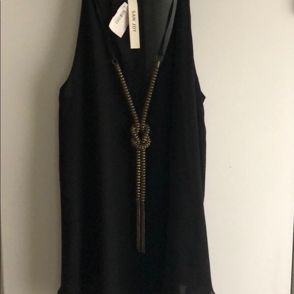 Black San joy summer top - Picture 2 of 4